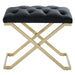 Rada Bench in Black/Gold - Furniture Depot