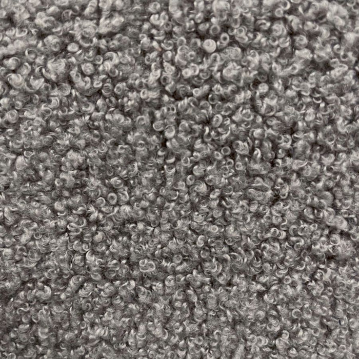 Pebble Bench in Grey Boucle - Furniture Depot