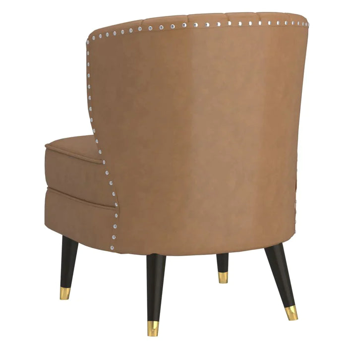 Kyrie Accent Chair in Saddle - Furniture Depot