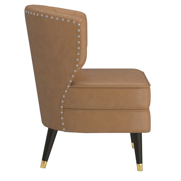 Kyrie Accent Chair in Saddle - Furniture Depot