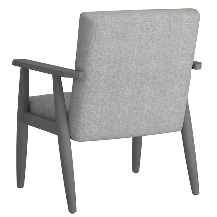 Huxly Accent Chair in Grey and Weathered Brown - Furniture Depot