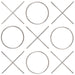 XOXO Stainless Steel Wall Decor - Sterling House Interiors