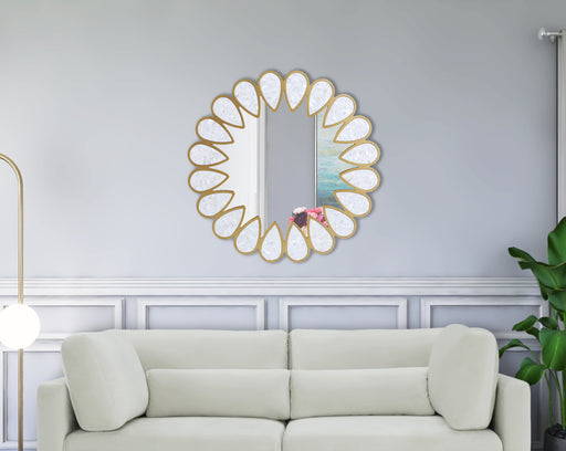 Shell White Mirror - Sterling House Interiors