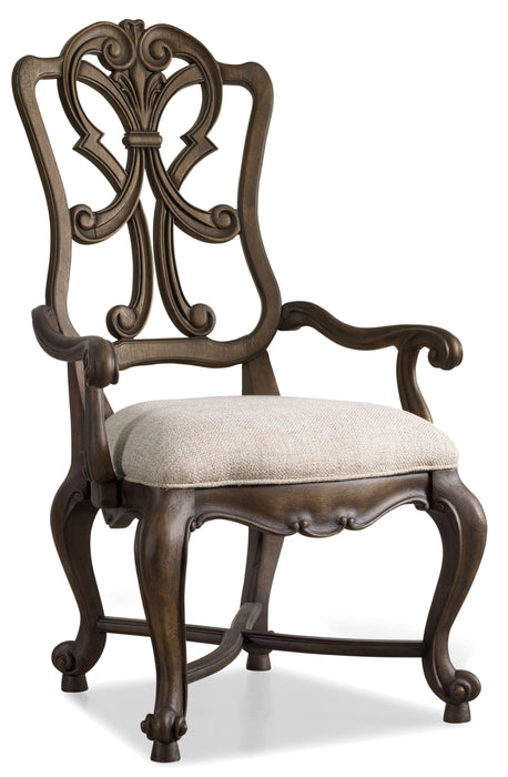 Rhapsody Wood Back Arm Chair