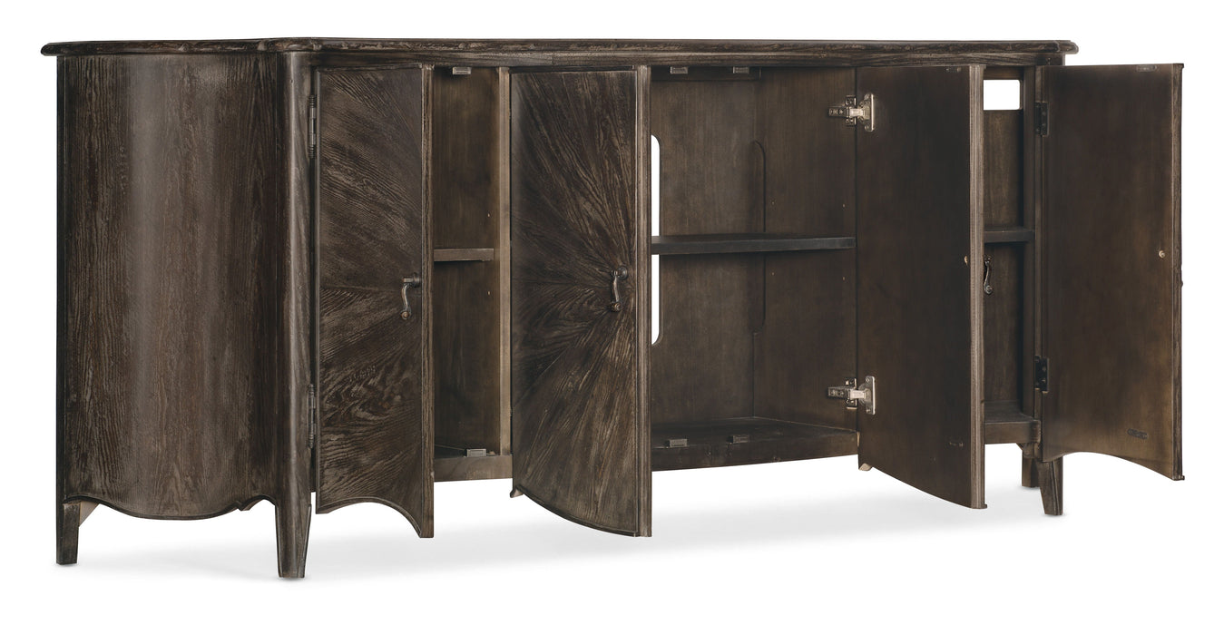 Traditions Entertainment Console Dark Brown