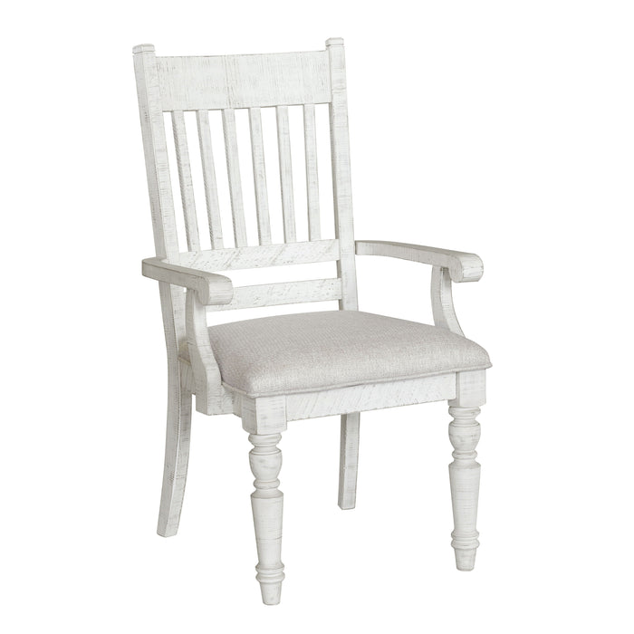 Valley Ridge Dining Arm Chair White