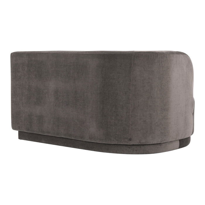 Yoon Chaise Right Umbra Grey Dark Gray