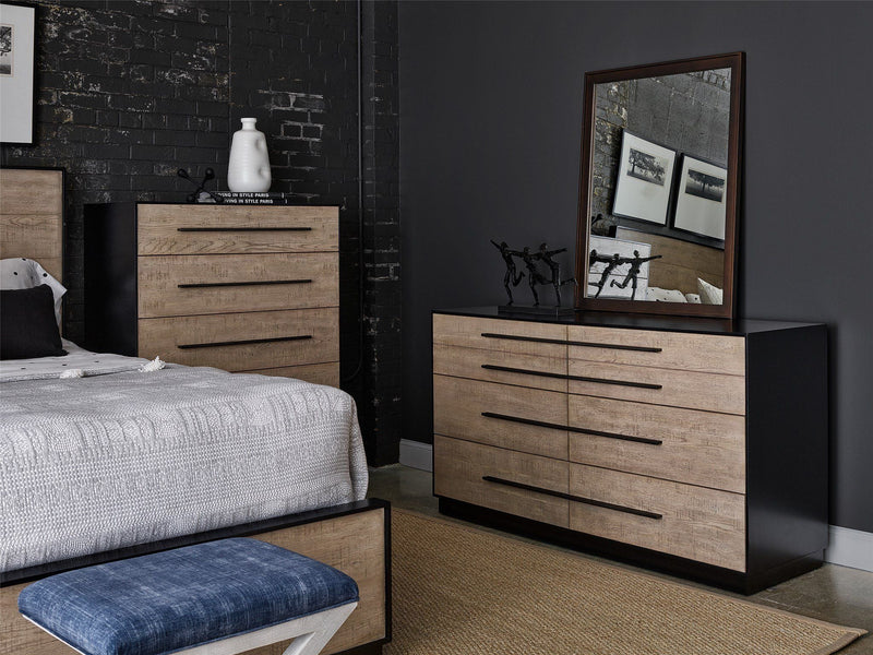 Calloway Drawer Dresser Light Brown
