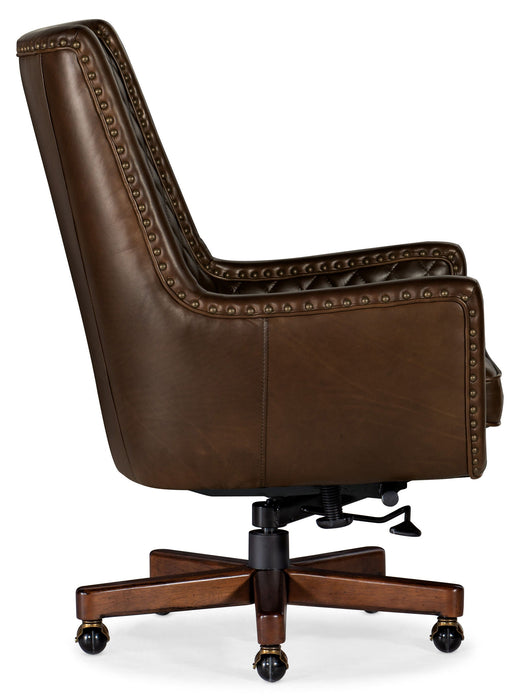 Kent Executive Swivel Tilt Chair Brown Dark