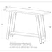 Volsa Console Table in Reclaimed - Furniture Depot