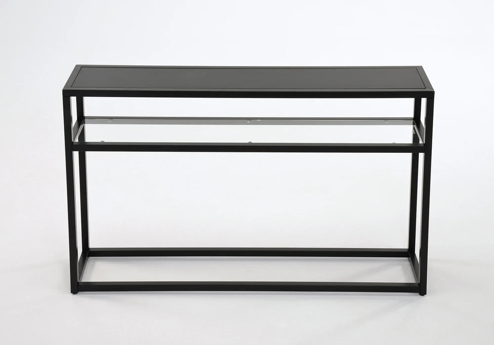 QUINN-CONSOLE TABLE-BLACK - Furniture Depot