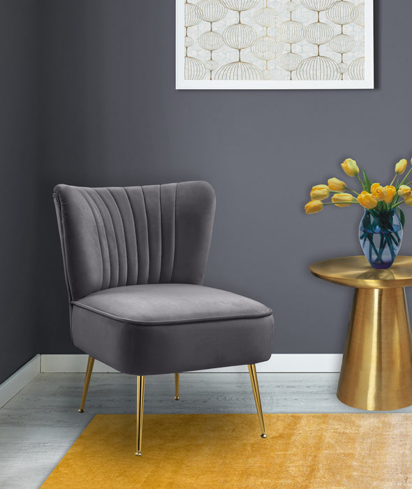 Tess Velvet Accent Chair - Sterling House Interiors