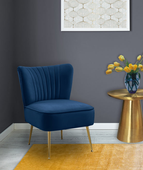 Tess Velvet Accent Chair - Sterling House Interiors