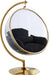 Luna Fabric Acrylic Swing Bubble Accent Chair (2 Boxes) - Sterling House Interiors