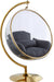 Luna Fabric Acrylic Swing Bubble Accent Chair (2 Boxes) - Sterling House Interiors