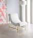 Nube White Faux Sheepskin Fur Accent Chair - Sterling House Interiors