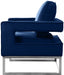 Noah Navy Velvet Accent Chair - Sterling House Interiors