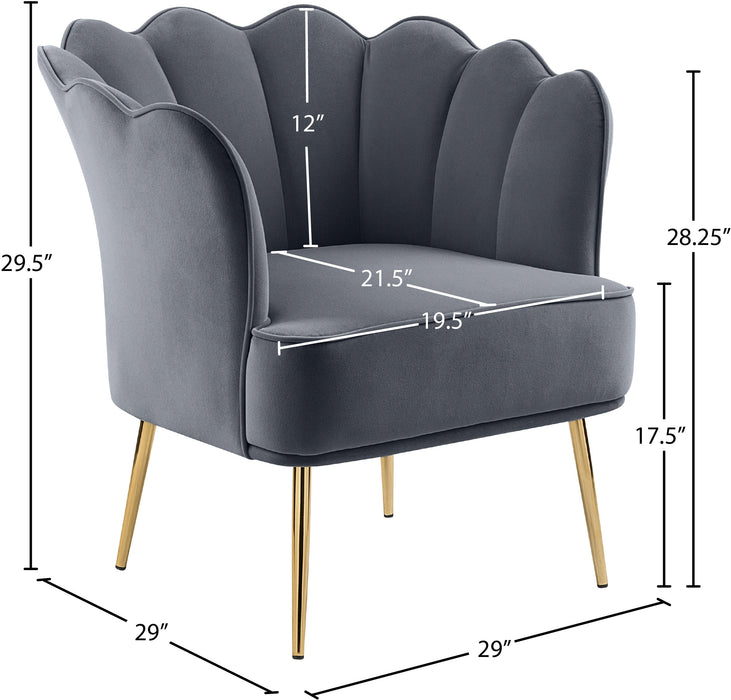 Jester Velvet Accent Chair - Sterling House Interiors