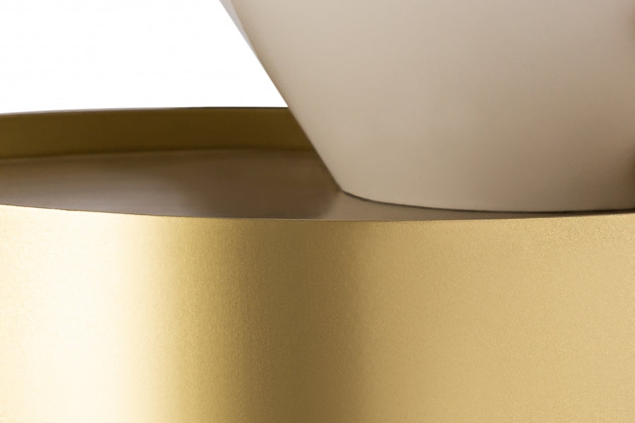 Alora Gold End Table - Sterling House Interiors