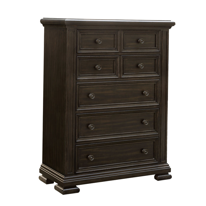 Sequoia 5 Drawer Chest Brown