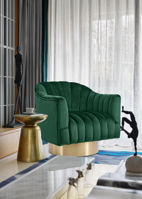 Farrah Velvet Accent Chair - Sterling House Interiors