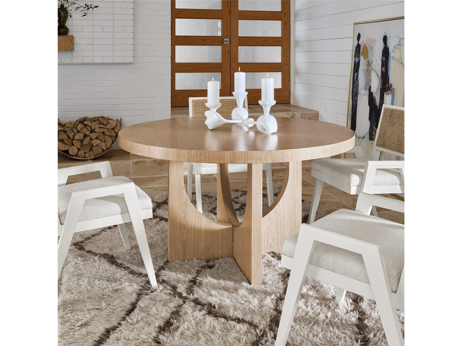 Nomad Callon Round Dining Table Light Brown
