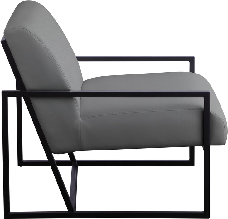 Industry Faux Leather Accent Chair - Sterling House Interiors