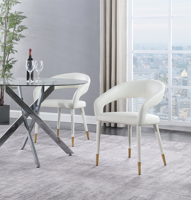 Destiny Faux Leather Dining Chair - Sterling House Interiors