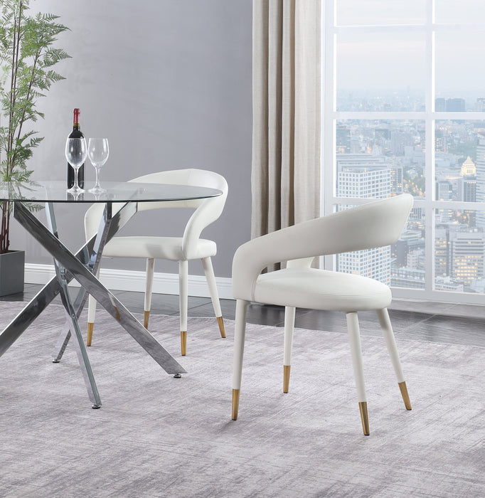 Destiny Faux Leather Dining Chair - Sterling House Interiors