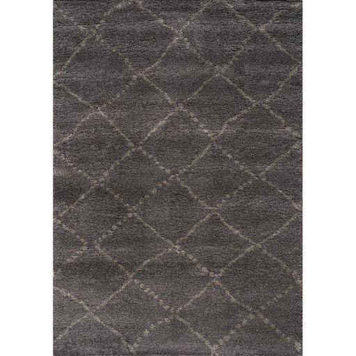 Maroq Charcoal Diamonds Soft Touch Rug - Sterling House Interiors