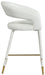 Destiny Faux Leather Stool - Sterling House Interiors