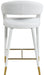 Destiny Cream Fabric Stool - Sterling House Interiors