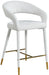 Destiny Cream Fabric Stool - Sterling House Interiors