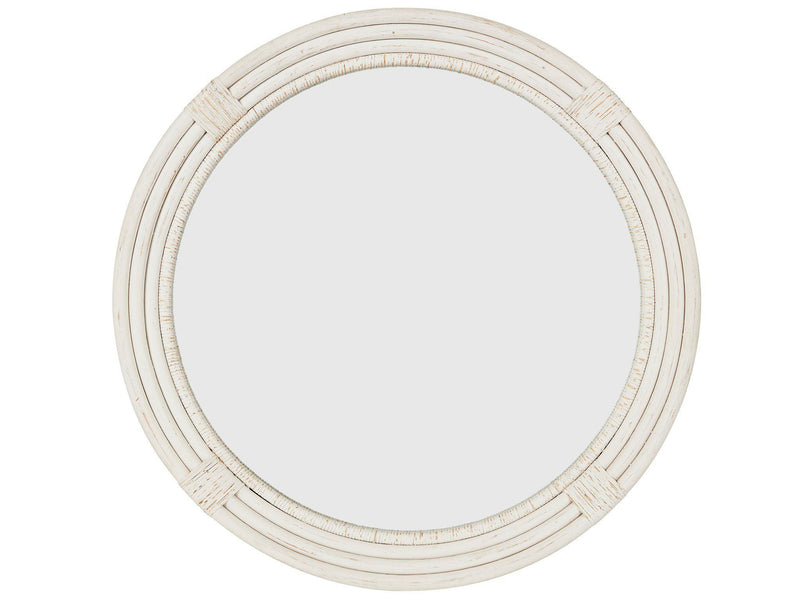 Getaway Round Mirror White