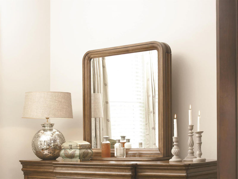 New Lou Vertical Storage Mirror Dark Brown