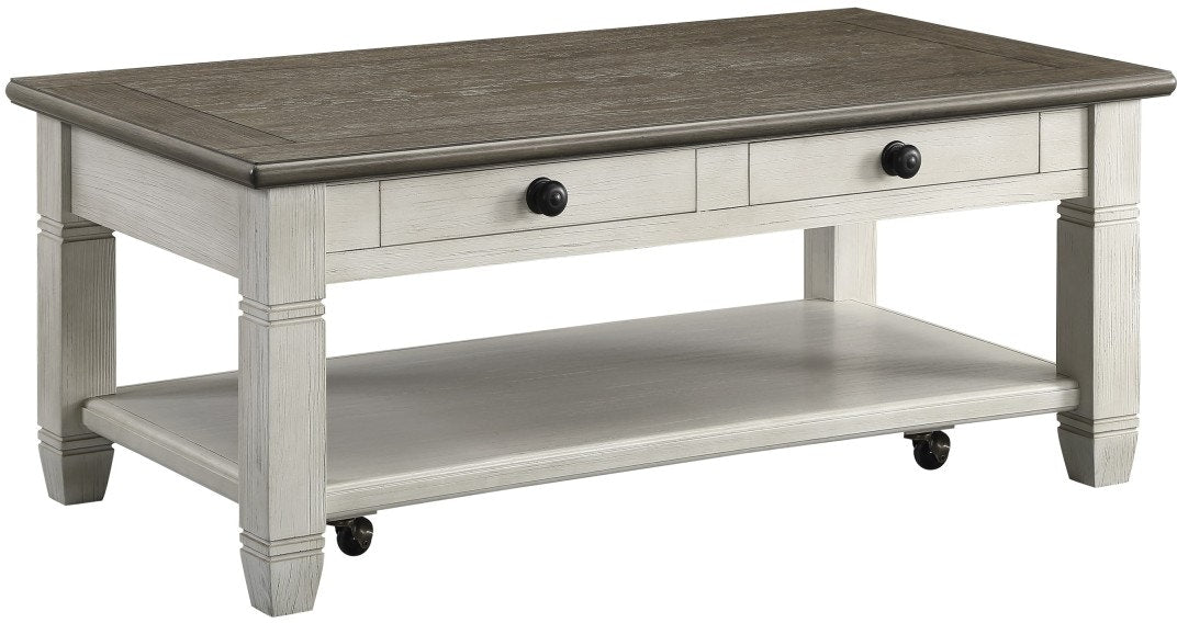 Granby  Cocktail Table -  Antique White