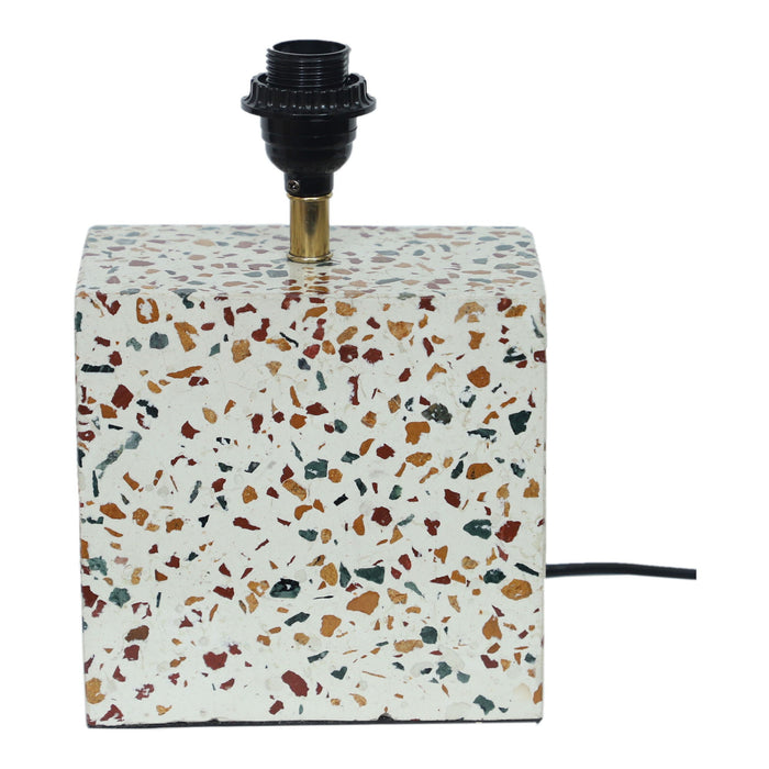 Terrazzo Square Table Lamp Multicolor