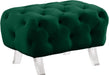 Crescent Velvet Ottoman - Sterling House Interiors