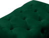 Crescent Velvet Ottoman - Sterling House Interiors