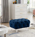 Crescent Velvet Ottoman - Sterling House Interiors