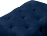 Crescent Velvet Ottoman - Sterling House Interiors