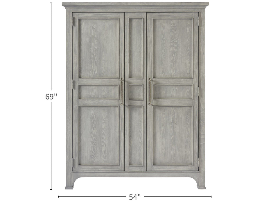 Escape Wide Utility Cabinet Pearl Silver