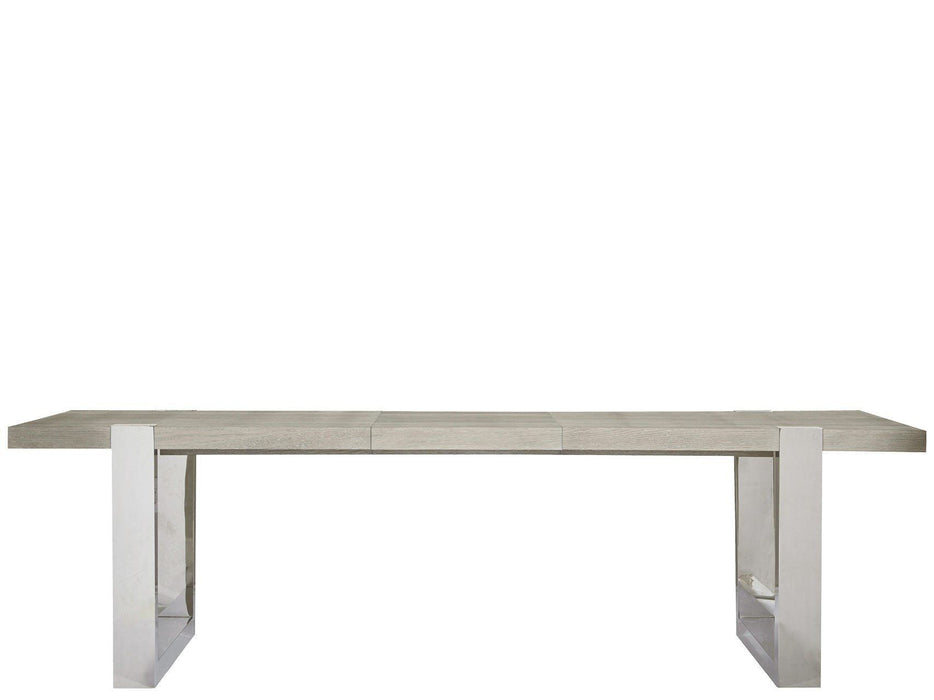 Modern Desmond Dining Table Pearl Silver