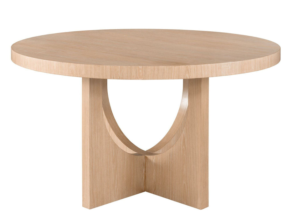 Nomad Callon Round Dining Table Light Brown