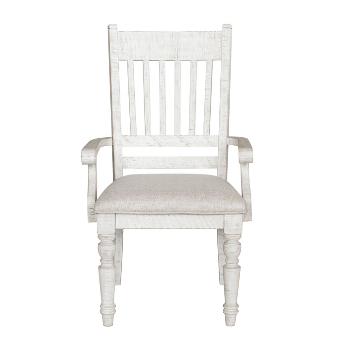 Valley Ridge Dining Arm Chair White