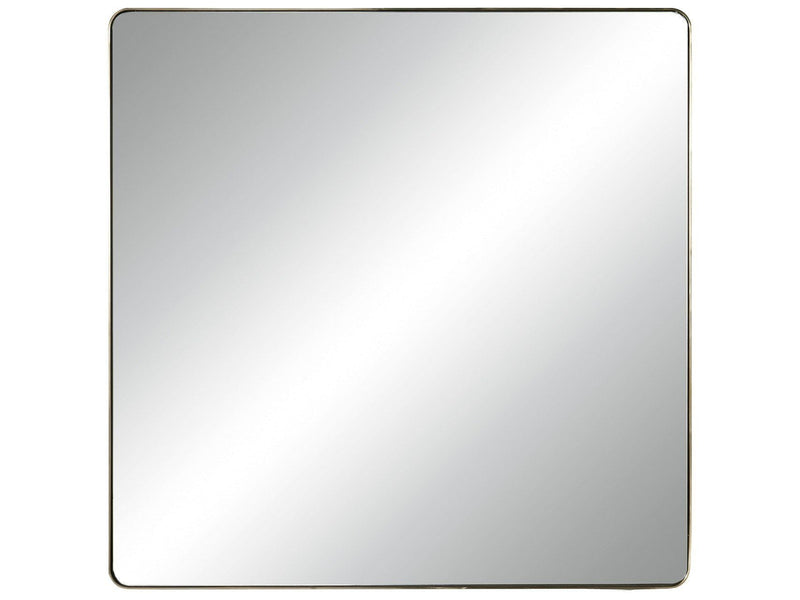 Modern Accent Mirror Brushed Brass