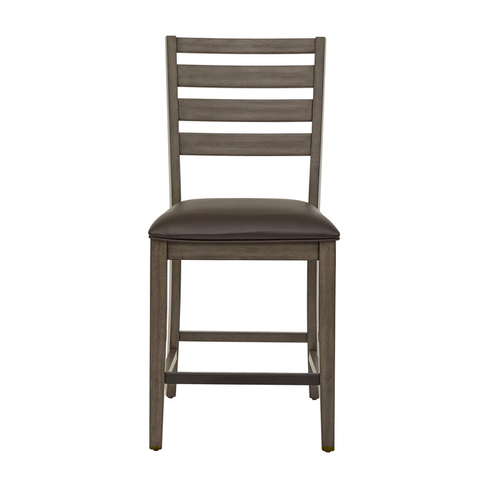 Ashland Ladder Back Gathering Chair (Set of 2) Brown