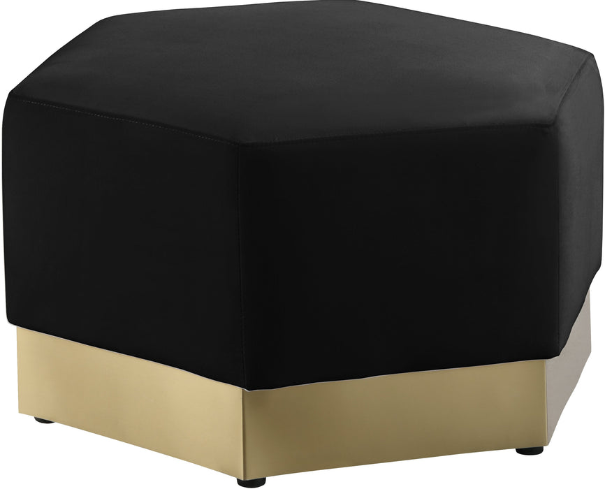 Marquis Velvet Ottoman - Sterling House Interiors