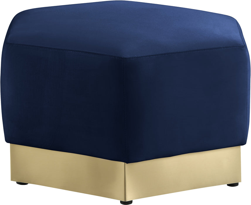 Marquis Velvet Ottoman - Sterling House Interiors