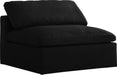 Serene Linen Fabric Deluxe Cloud Armless Chair - Sterling House Interiors